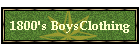 1800's BoysClothing