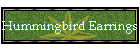 Hummingbird Earrings